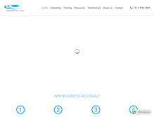 Tablet Screenshot of businessasusual.com.au
